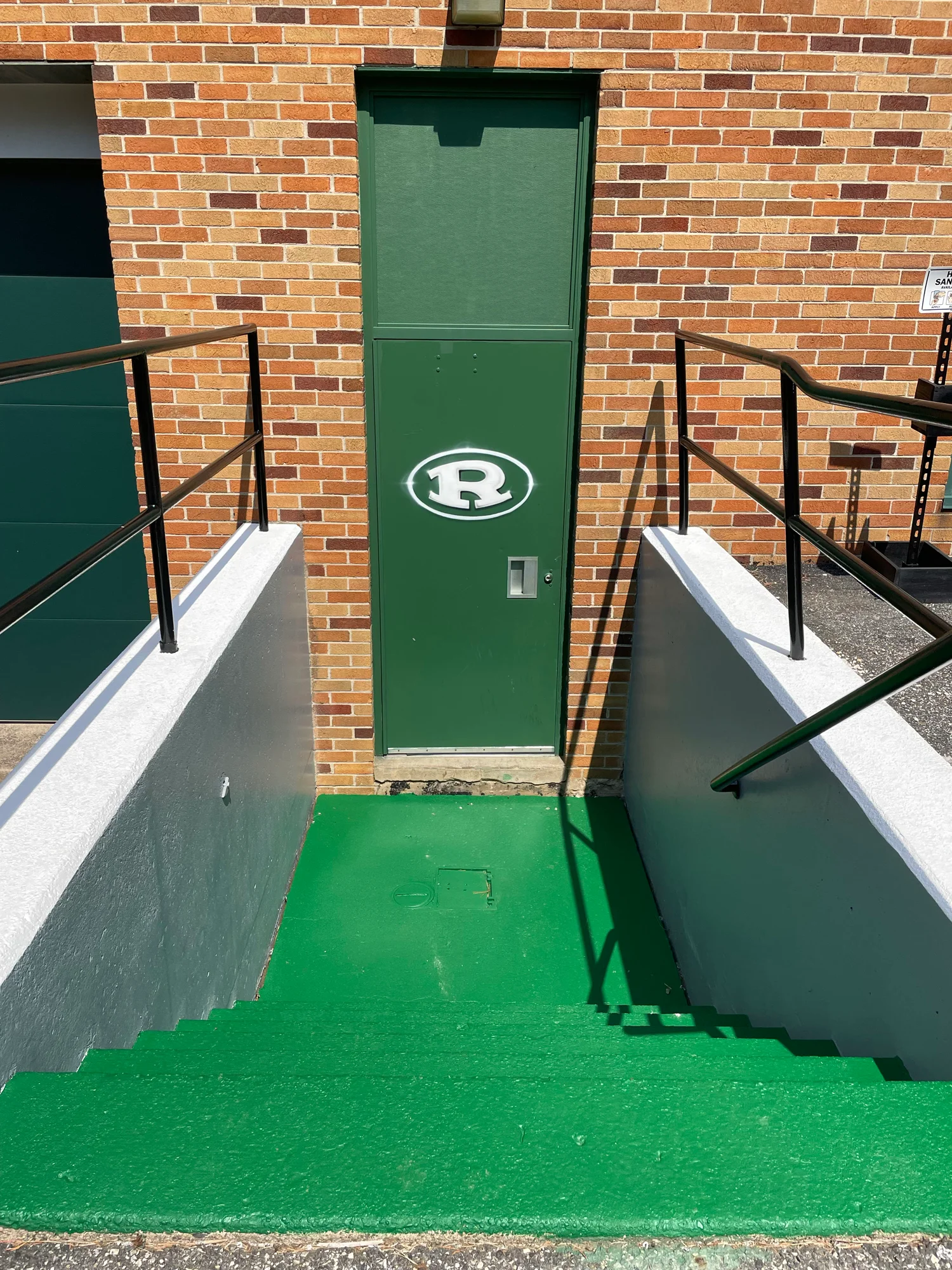 Ridley Stairwell to the field