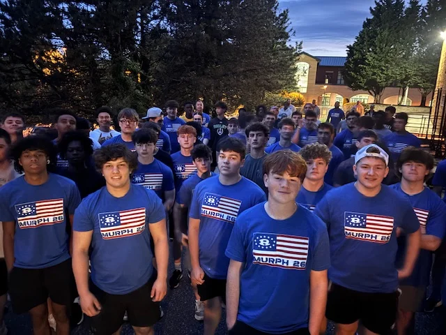 Group picture during the Murph